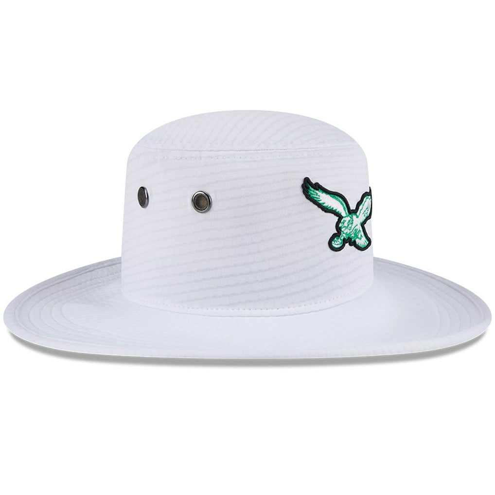 Philadelphia Eagles New Era 2024 NFL Training Camp Panama Bucket Hat White