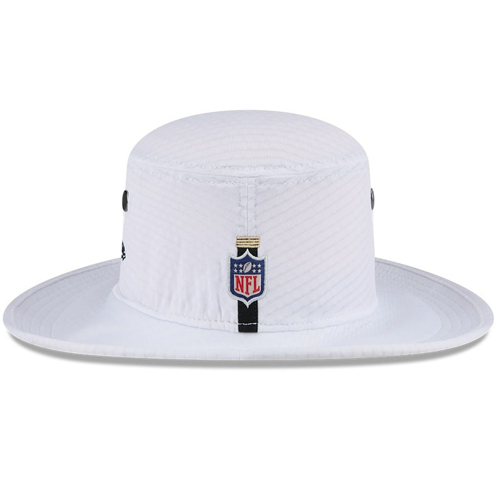 New Orleans Saints New Era 2024 NFL Training Camp Panama Bucket Hat White