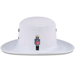 New Orleans Saints New Era 2024 NFL Training Camp Panama Bucket Hat White