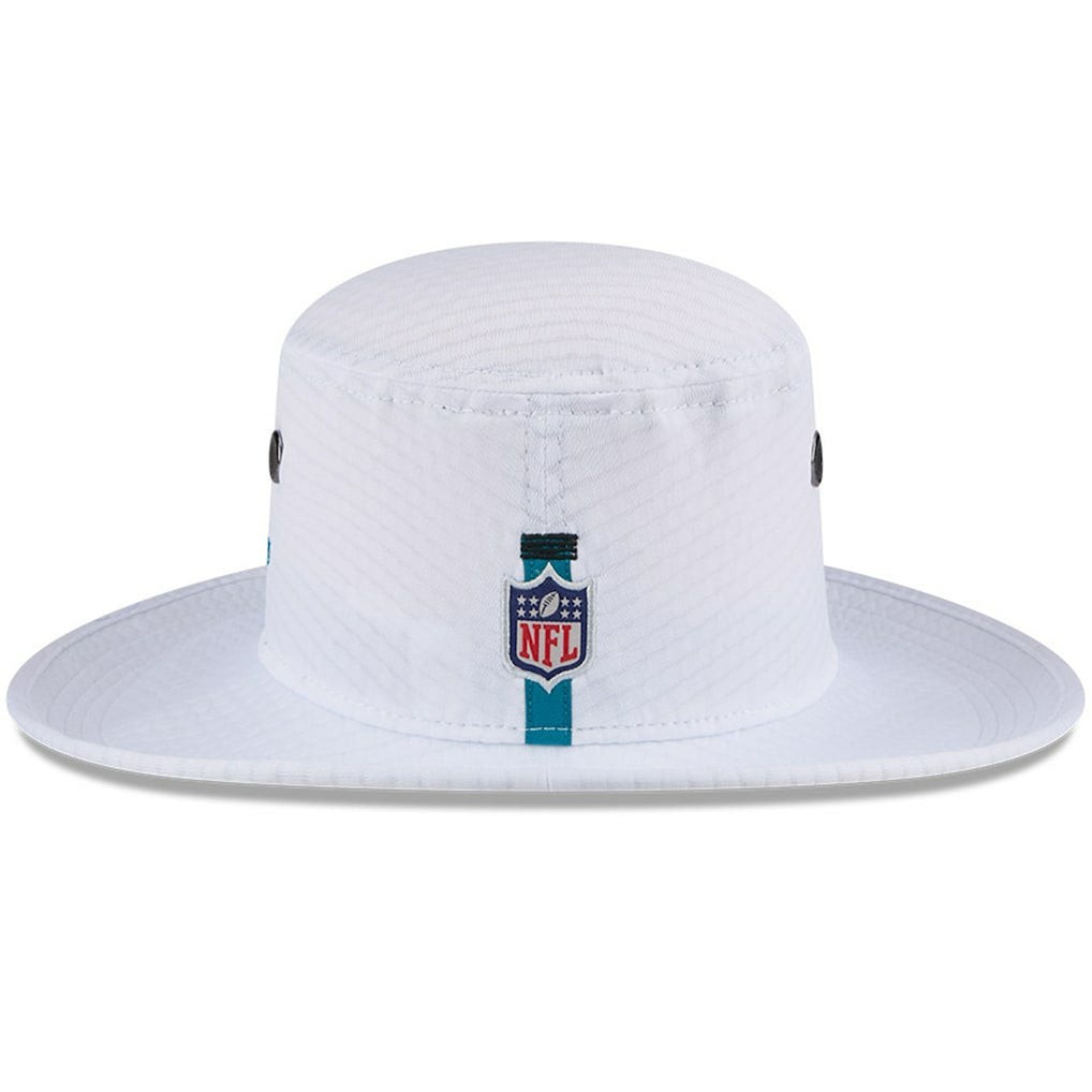Jacksonville Jaguars New Era 2024 NFL Training Camp Panama Bucket Hat White