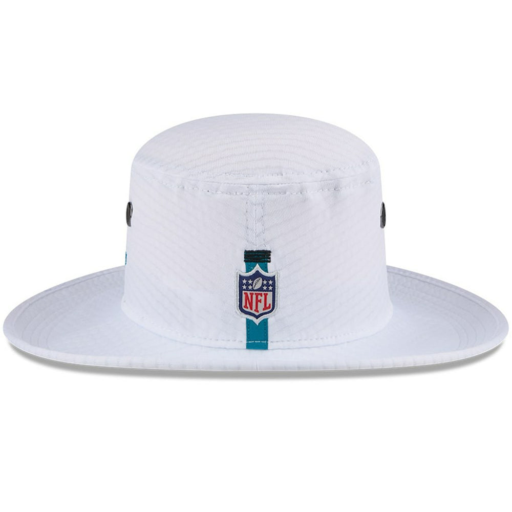 Jacksonville Jaguars New Era 2024 NFL Training Camp Panama Bucket Hat White
