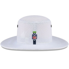 Seattle Seahawks New Era 2024 NFL Training Camp Panama Bucket Hat White
