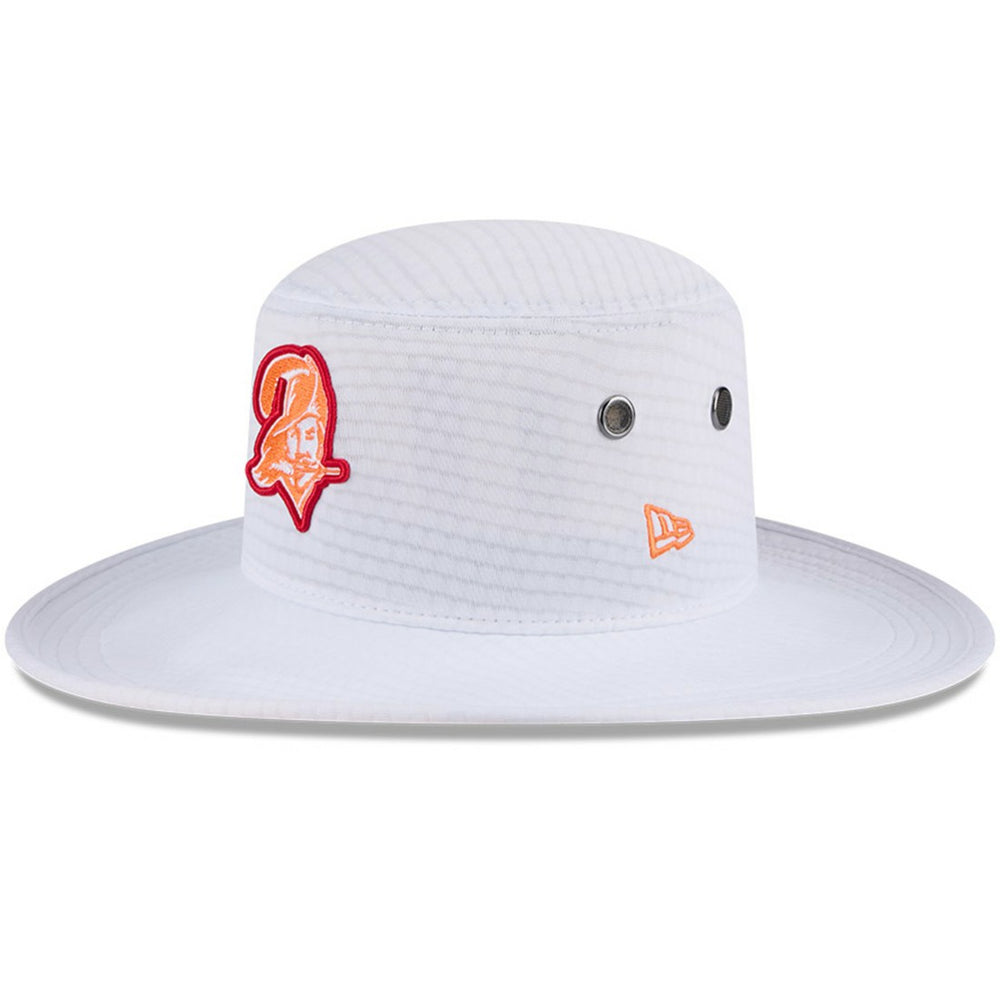 Tampa Bay Buccaneers New Era 2024 NFL Training Camp Panama Bucket Hat White