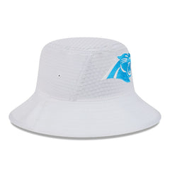 Carolina Panthers New Era 2024 NFL Training Camp Stretch Bucket Hat White
