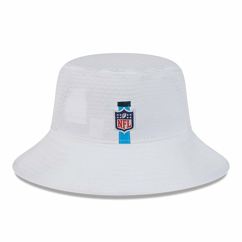 Carolina Panthers New Era 2024 NFL Training Camp Stretch Bucket Hat White