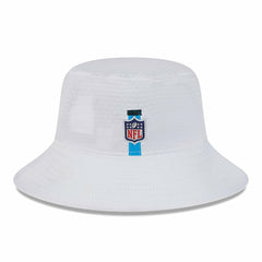 Carolina Panthers New Era 2024 NFL Training Camp Stretch Bucket Hat White
