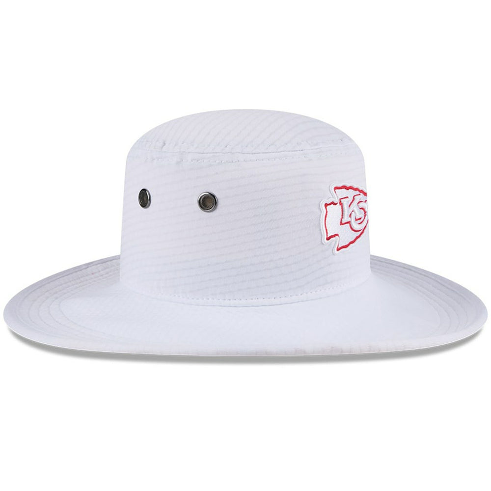 Kansas City Chiefs New Era 2024 NFL Training Camp Panama Bucket Hat White
