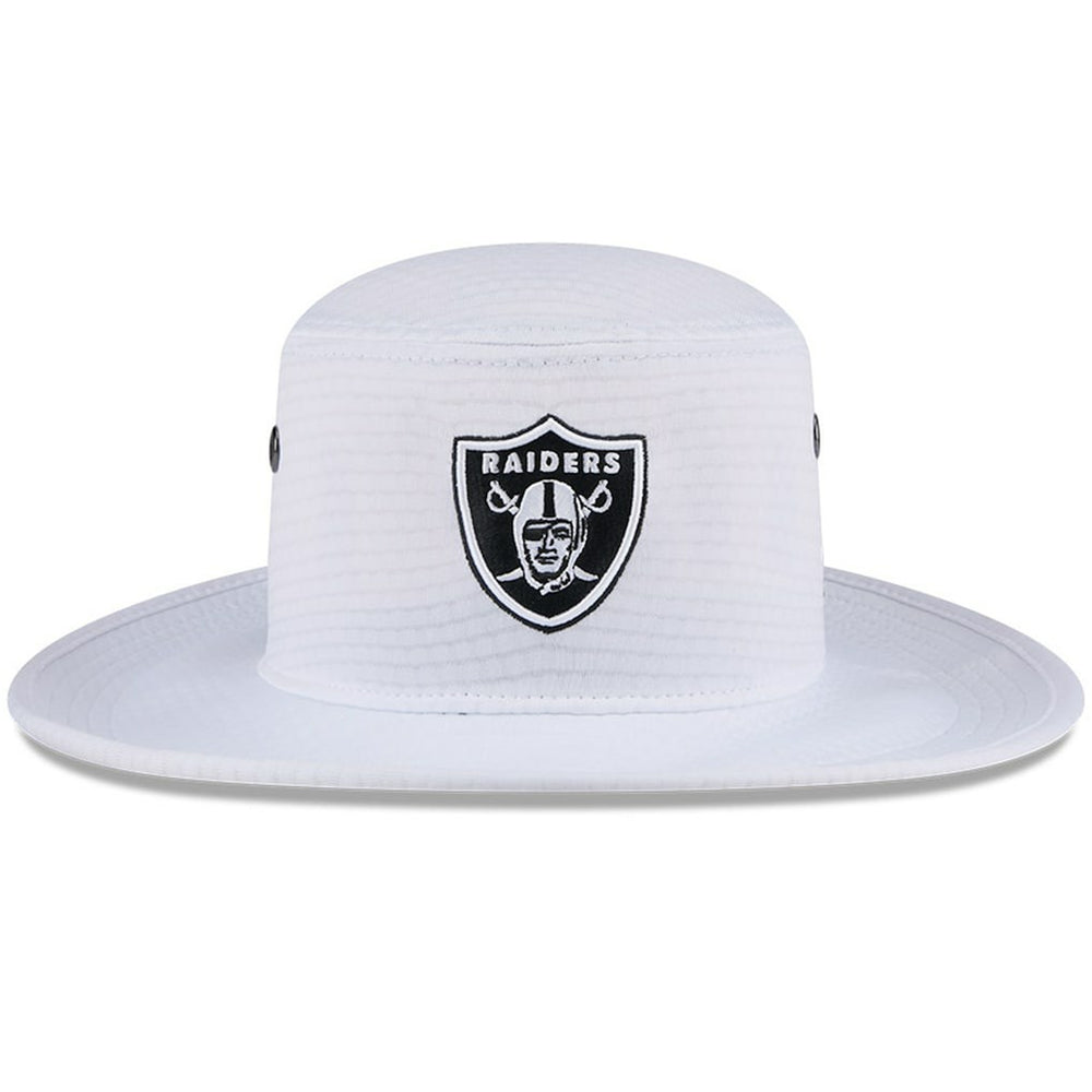 Las Vegas Raiders New Era 2024 NFL Training Camp Panama Bucket Hat White