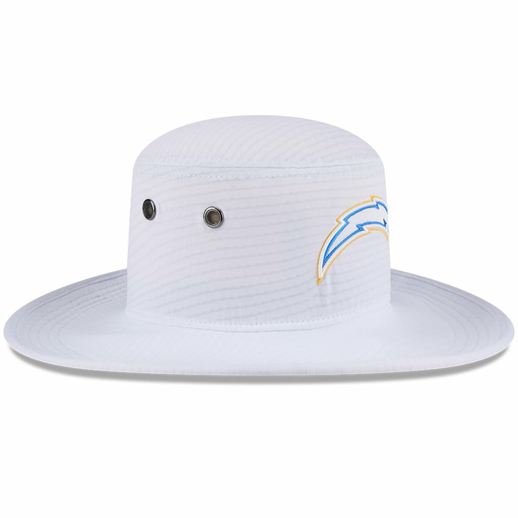 Los Angeles Chargers New Era 2024 NFL Training Camp Panama Bucket Hat White