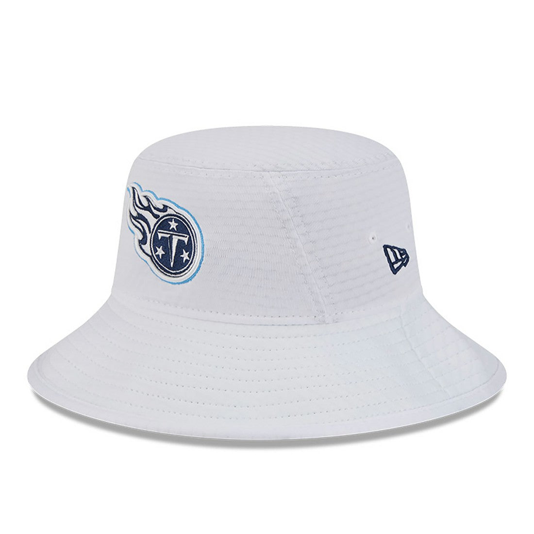Tennessee Titans New Era 2024 NFL Training Camp Stretch Bucket Hat White