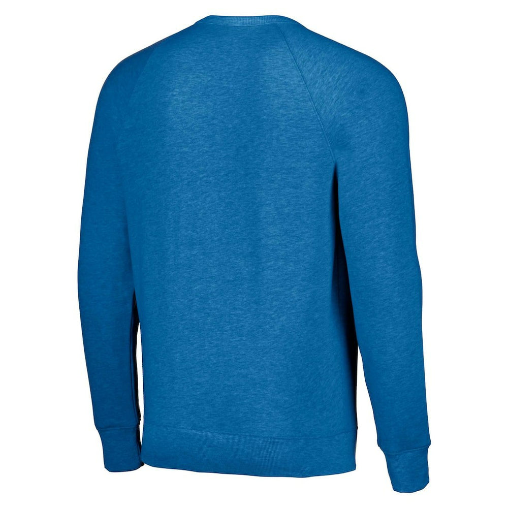 Buffalo Bills Homage Unisex Holiday Raglan Tri-Blend Pullover Sweatshirt Royal