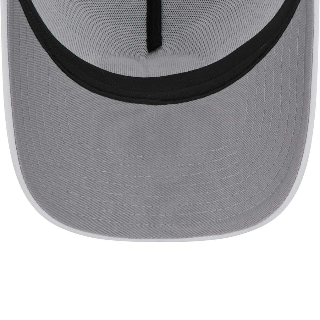 Jacksonville Jaguars New Era Happy A-Frame Trucker 9FORTY Snapback Hat White