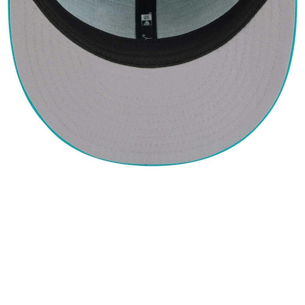 Miami Dolphins New Era Independent 9FIFTY Snapback Hat Aqua
