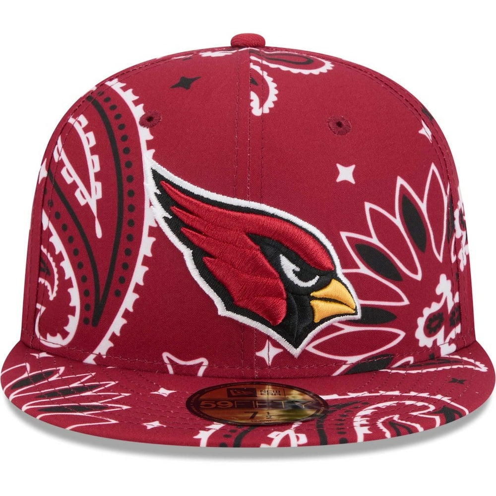 Arizona Cardinals New Era Paisley 59FIFTY Fitted Hat Cardinal