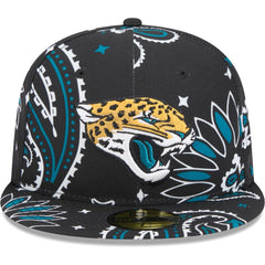 Jacksonville Jaguars New Era Paisley 59FIFTY Fitted Hat Black