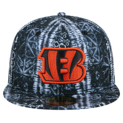 Cincinnati Bengals New Era Shibori 59FIFTY Fitted Hat Black