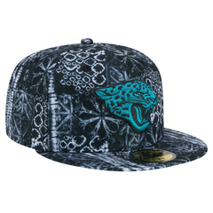 Jacksonville Jaguars New Era Shibori 59FIFTY Fitted Hat Black