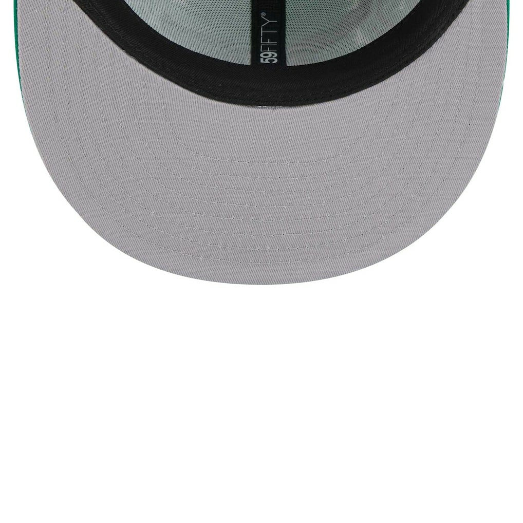 Philadelphia Eagles New Era Throwback Paisley 59FIFTY Fitted Hat Kelly Green