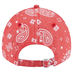 San Francisco 49ers New Era Women's Paisley 9TWENTY Adjustable Hat Scarlet