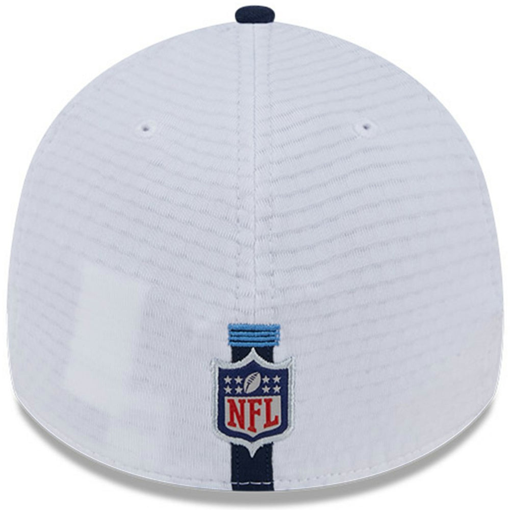 Tennessee Titans New Era 2024 NFL Training Camp 39THIRTY Flex Hat White/Navy