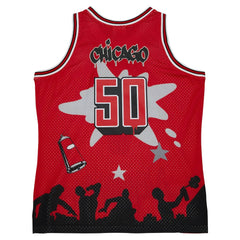 Chicago Bulls x Tats Cru Hardwood Classics Fashion Jersey for sale Red | Mitchell & Ness Lifestyle
