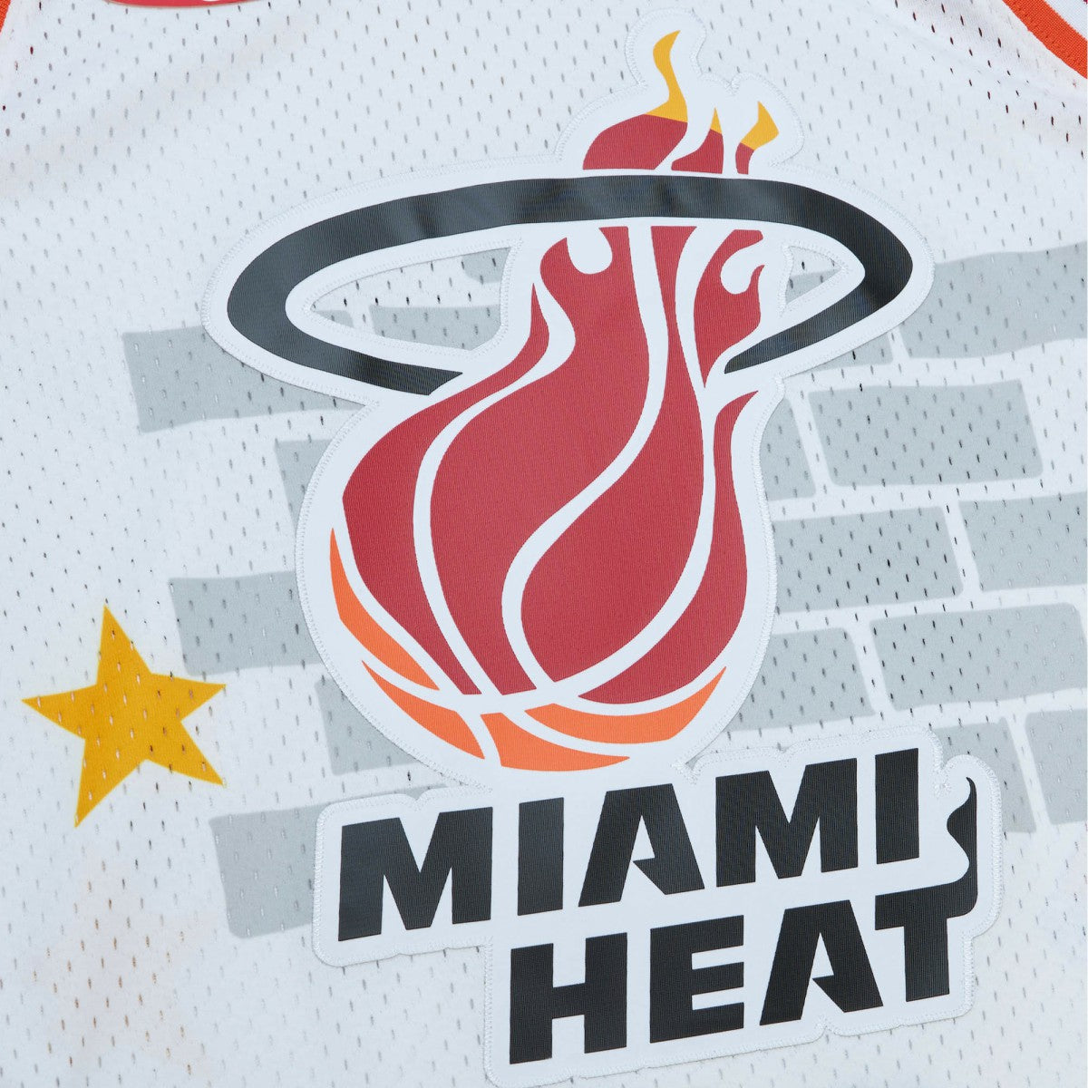 Miami Heat x Tats Cru Hardwood Classics Fashion Jersey White | Mitchell & Ness Near Me