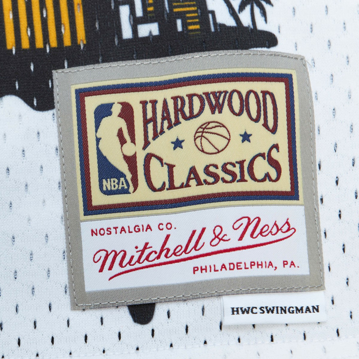 Miami Heat x Tats Cru Hardwood Classics Fashion Jersey White | Mitchell & Ness Near Me