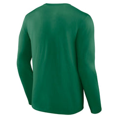 Fanatics Philadelphia Eagles Gridiron Classics Retro Block Long Sleeve T-Shirt Kelly Green