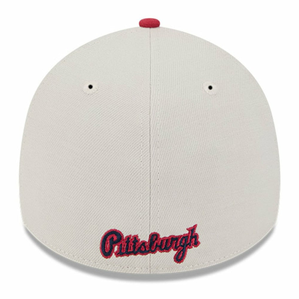Pittsburgh Pirates New Era 2024 Fourth of July 39THIRTY Flex Hat - Khaki/Red - New Era Lifestyle