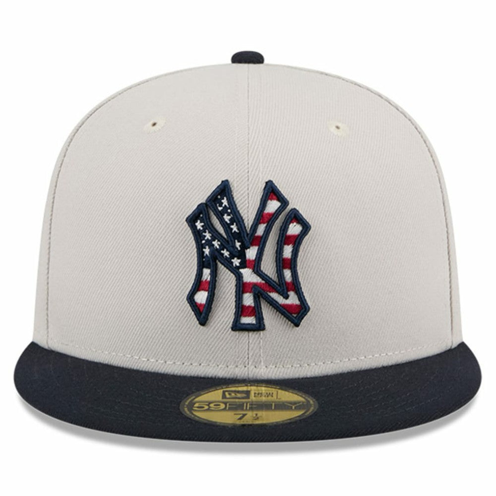 New York Yankees New Era 2024 Fourth of July 59FIFTY Fitted Hat - Khaki/Black - New Era Online