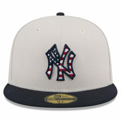 New York Yankees New Era 2024 Fourth of July 59FIFTY Fitted Hat - Khaki/Black - New Era Online