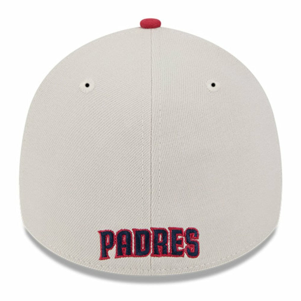 San Diego Padres New Era 2024 Fourth of July 39THIRTY Flex Hat - Khaki/Red - New Era on Sale