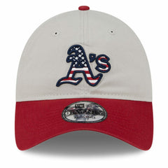 Athletics New Era 2024 Fourth of July 9TWENTY Adjustable Hat - Khaki/Red - New Era on Sale