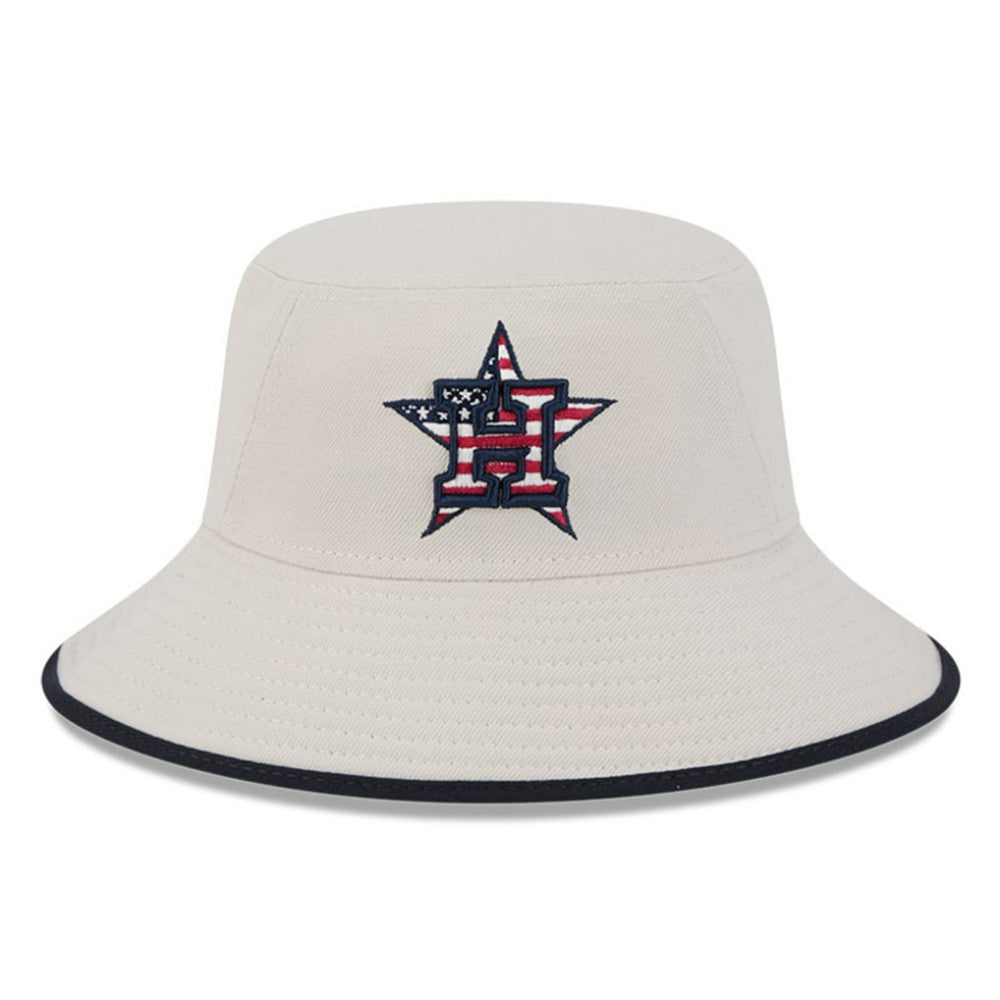 Houston Astros New Era 2024 Fourth of July Bucket Hat - Khaki - New Era on Sale