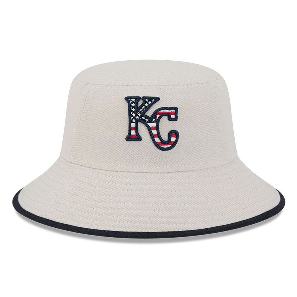 Kansas City Royals New Era 2024 Fourth of July Bucket Hat - Khaki - New Era Lifestyle