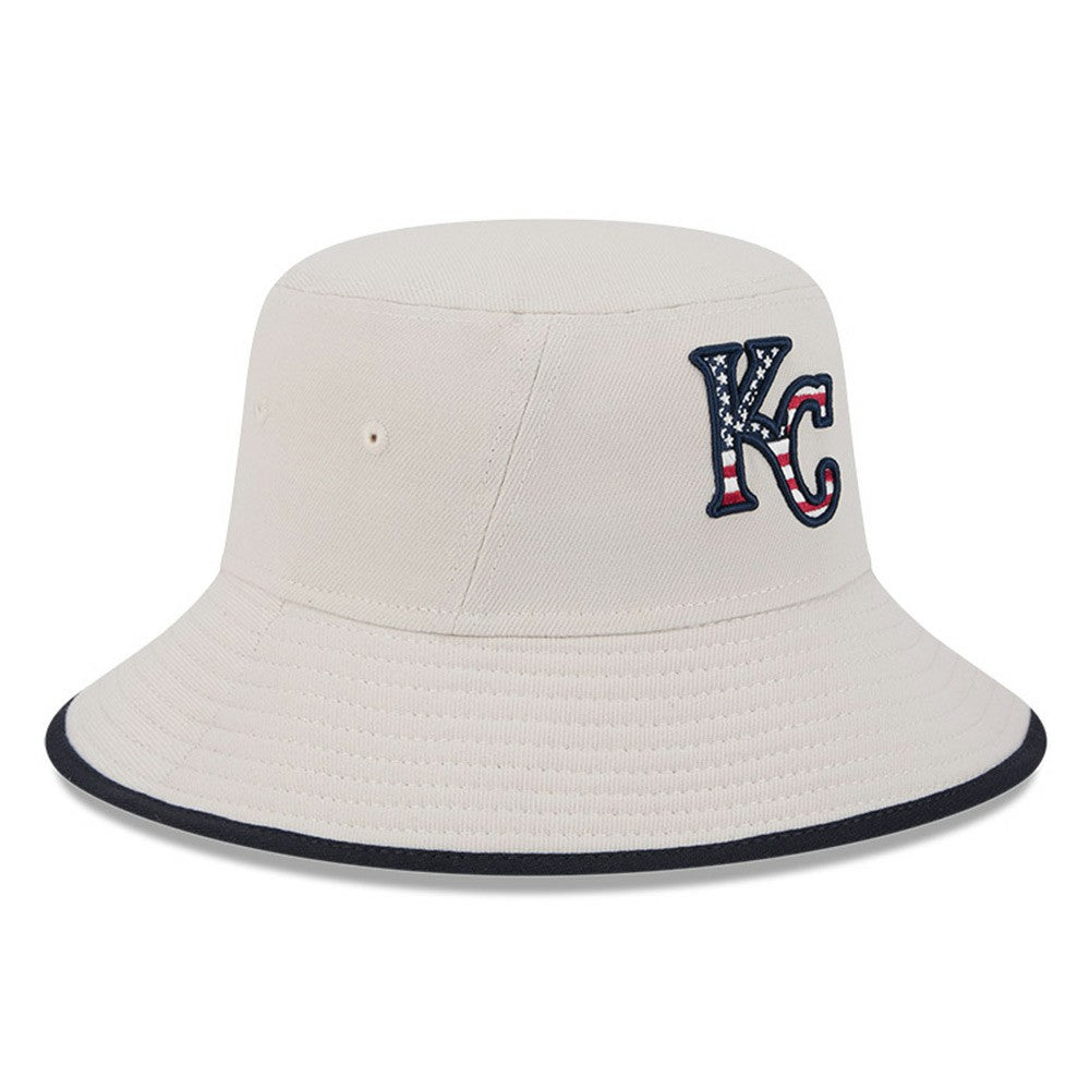 Kansas City Royals New Era 2024 Fourth of July Bucket Hat - Khaki - New Era Lifestyle