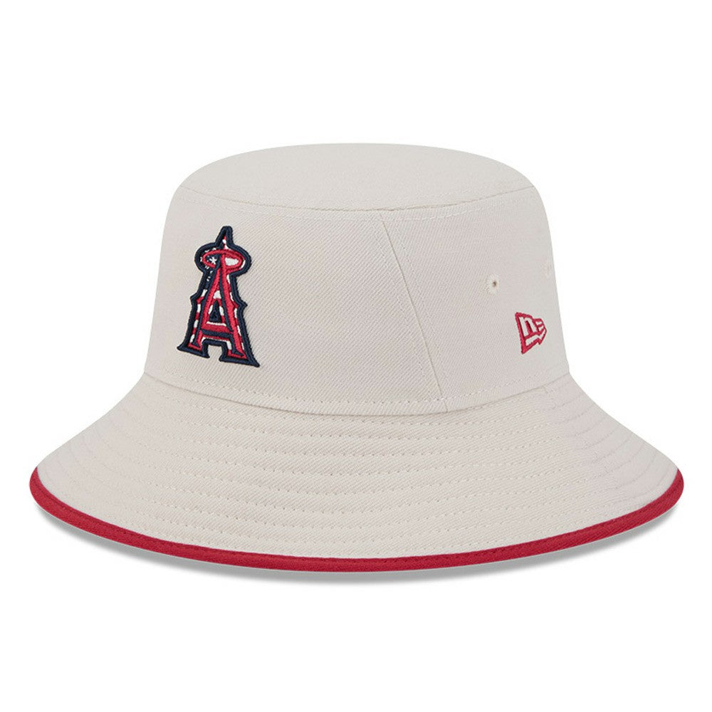 Los Angeles Angels New Era 2024 Fourth of July Bucket Hat - Khaki - New Era Sale