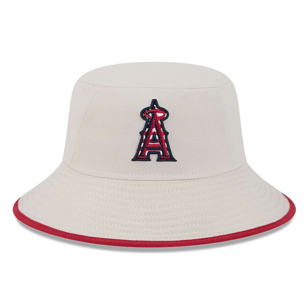 Los Angeles Angels New Era 2024 Fourth of July Bucket Hat - Khaki - New Era Sale