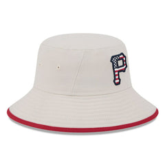 Pittsburgh Pirates New Era 2024 Fourth of July Bucket Hat - Khaki - New Era Discount