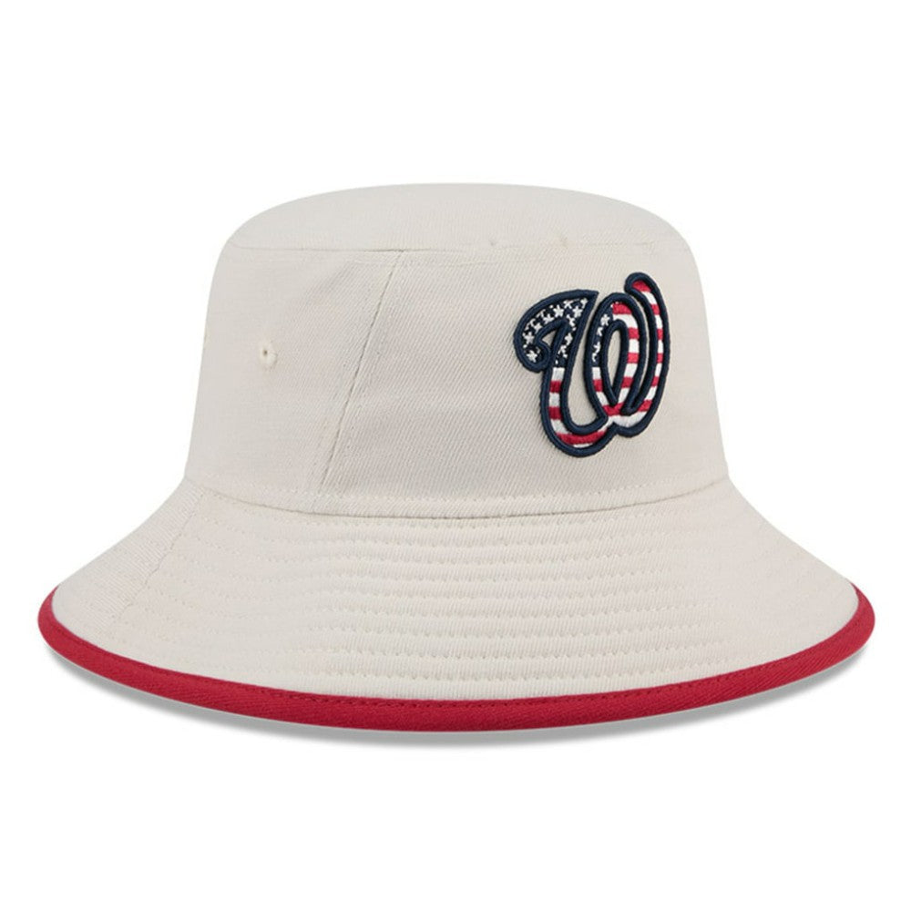 Washington Nationals New Era 2024 Fourth of July Bucket Hat - Khaki - New Era on Sale
