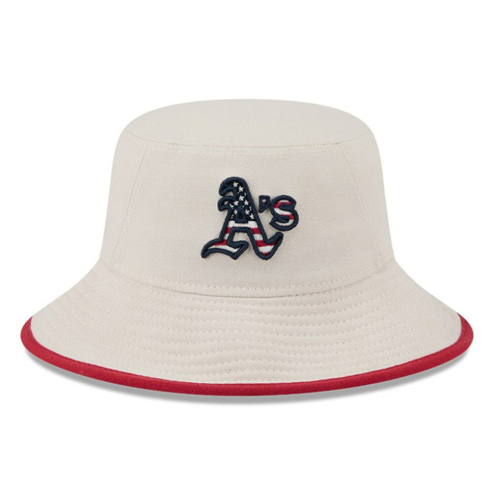 Athletics New Era 2024 Fourth of July Bucket Hat - Khaki - New Era Lifestyle
