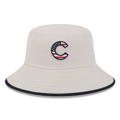 Chicago Cubs New Era 2024 Fourth of July Bucket Hat - Khaki - New Era Lifestyle