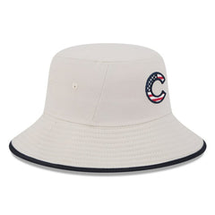 Chicago Cubs New Era 2024 Fourth of July Bucket Hat - Khaki - New Era Lifestyle