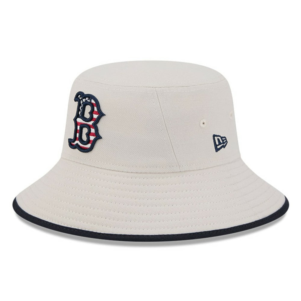Boston Red Sox New Era 2024 Fourth of July Bucket Hat - Khaki - New Era Online