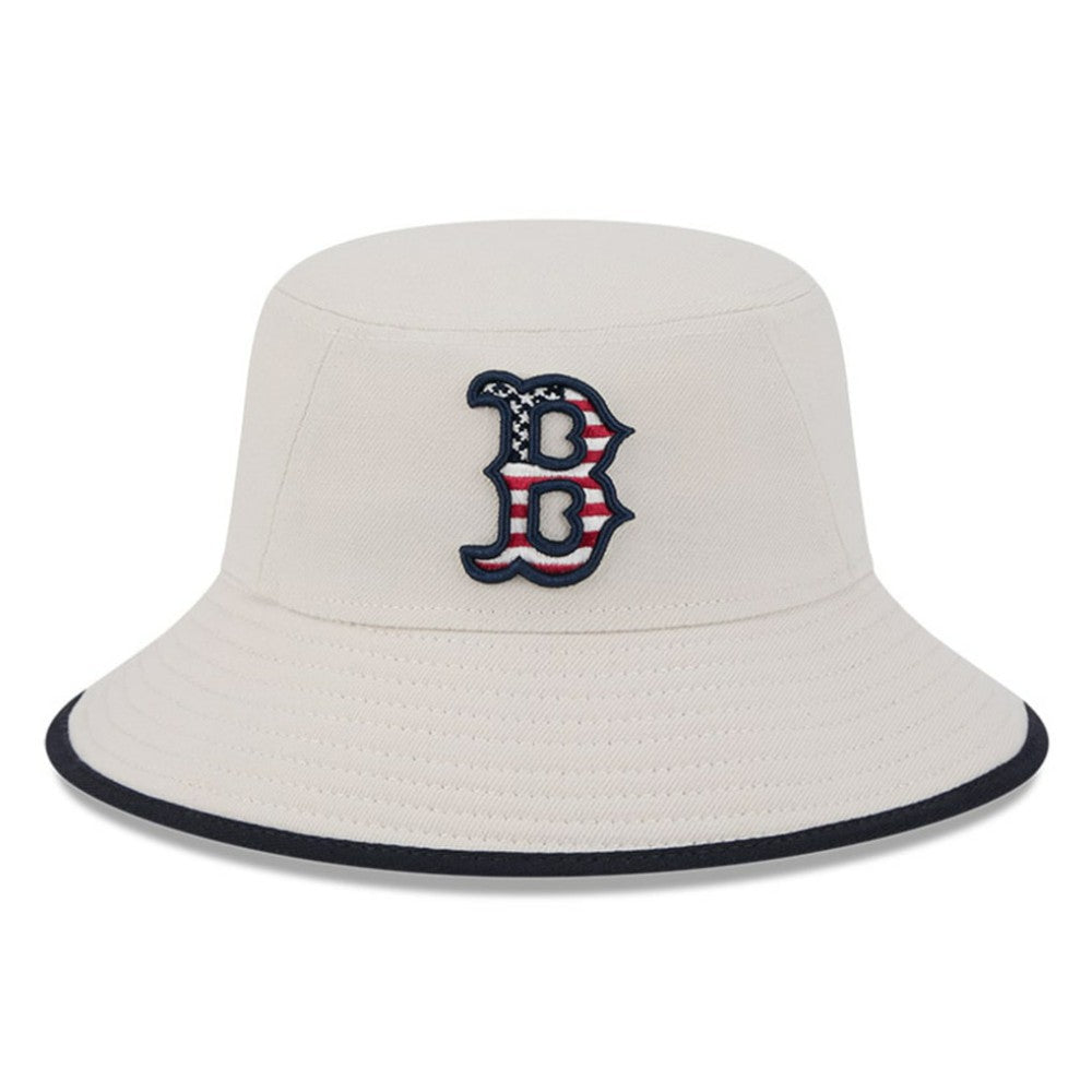 Boston Red Sox New Era 2024 Fourth of July Bucket Hat - Khaki - New Era Online