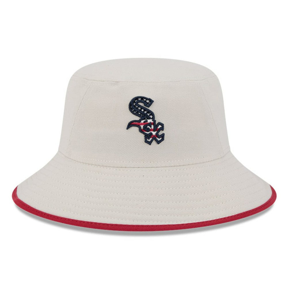 Chicago White Sox New Era 2024 Fourth of July Bucket Hat - Khaki - New Era Sale