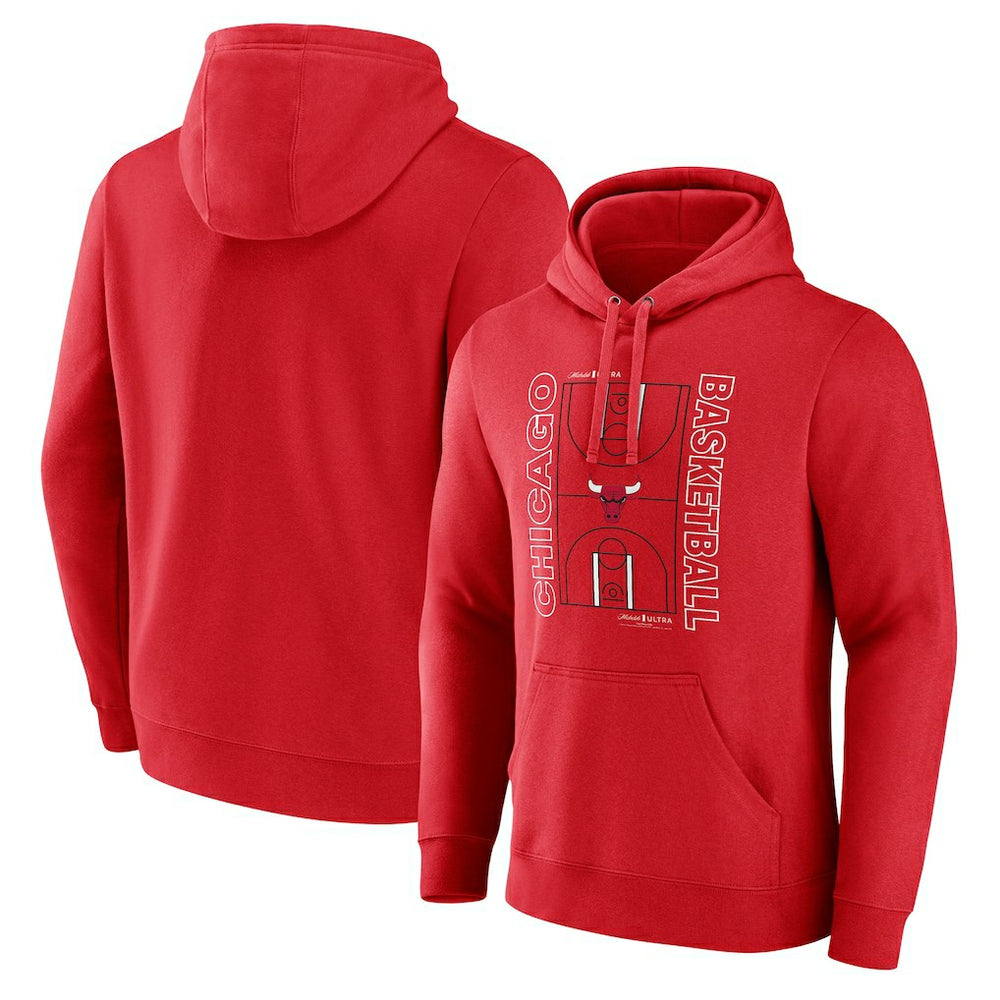Chicago Bulls Michelob Ultra Full Court Pullover Hoodie - Red