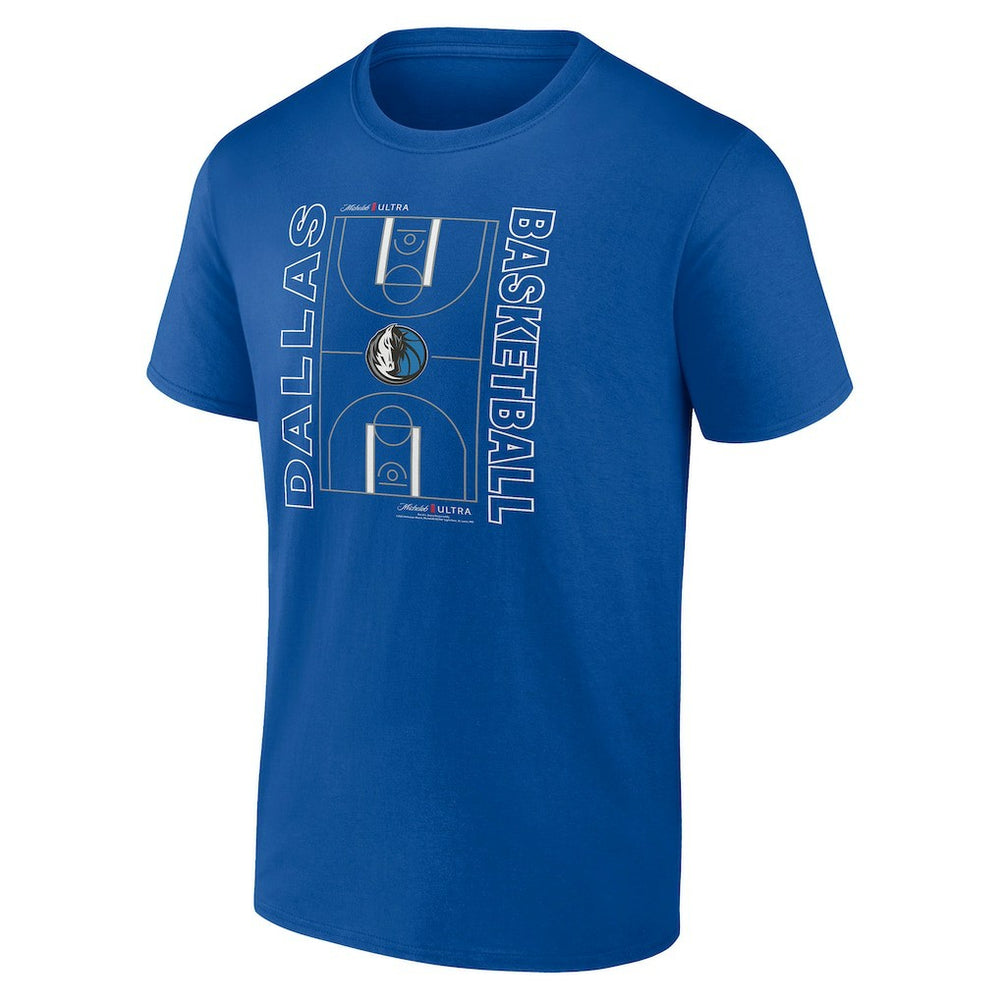 Dallas Mavericks Michelob Ultra Full Court T-Shirt - Blue