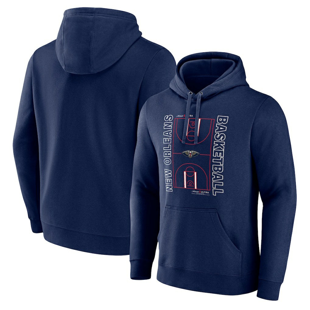 New Orleans Pelicans Michelob Ultra Full Court Pullover Hoodie - Navy