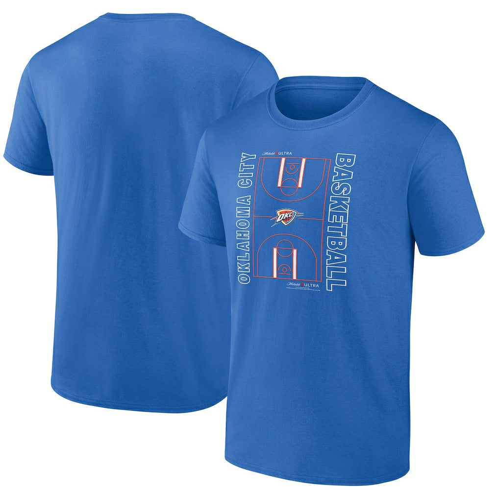 Oklahoma City Thunder Michelob Ultra Full Court T-Shirt - Blue